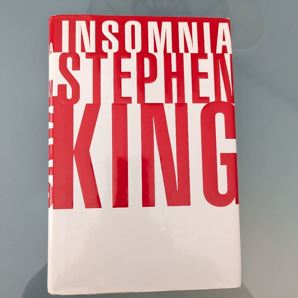 Stephen King Insomnia Hardcover Book - First Edition, Gift for Book Lover, Mom
